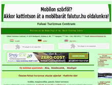 Tablet Screenshot of falutour.hu